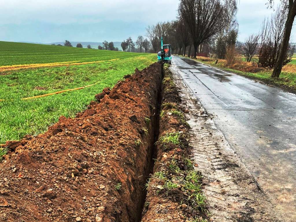 Glasfaserinstallation für Deutsche Glasfaser