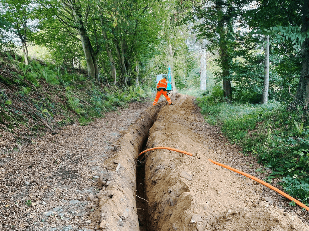 Installation eines MD7-Multikanalsystems in Hammer